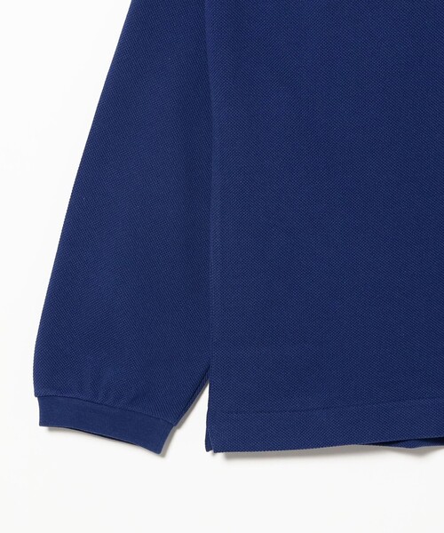 LACOSTE(ラコステ)の「【別注】LACOSTE / ヘビーカノコ ロングスリーブ ポロ(ポロシャツ・メンズ・ネイビー/ブラック/レッド系その他7・SMALL/MEDIUM/LARGE/X-LARGE)」の6枚目の写真