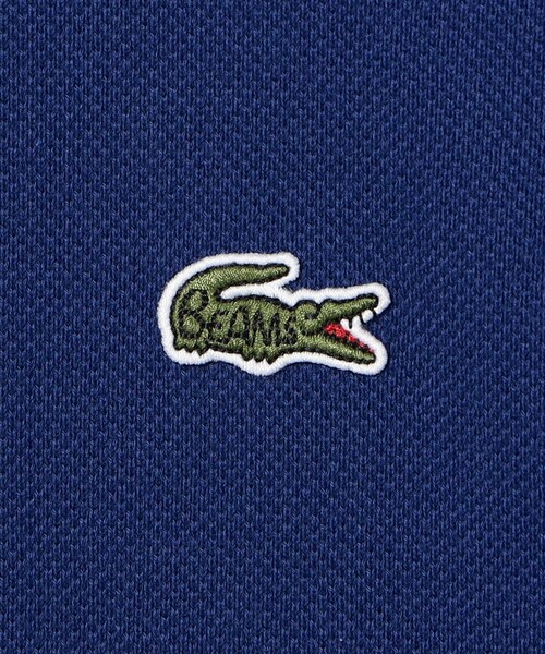 LACOSTE(ラコステ)の「【別注】LACOSTE / ヘビーカノコ ロングスリーブ ポロ(ポロシャツ・メンズ・ネイビー/ブラック/レッド系その他7・SMALL/MEDIUM/LARGE/X-LARGE)」の7枚目の写真