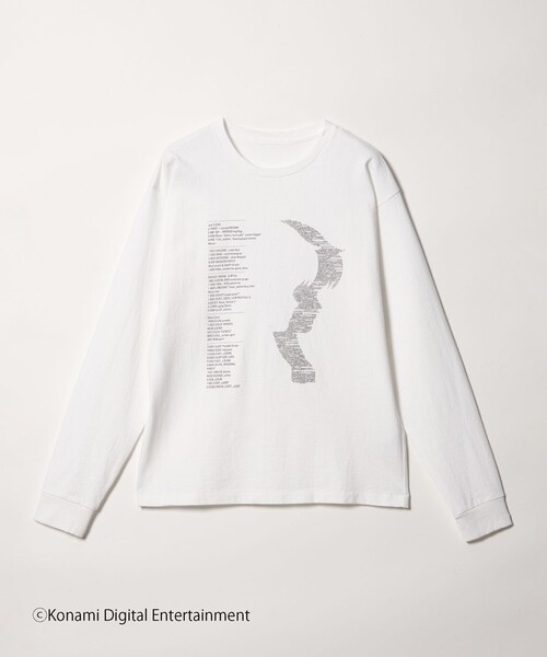 BEAUTY&YOUTH UNITED ARROWS(ビューティーアンドユースユナイテッドアローズ)の「<ときめきメモリアル for UACG>SHIORI BASIC LONG TEE/Tシャツ(Tシャツ/カットソー・レディース・ブラック/オフホワイト・S/M/L/XL)」の2枚目の写真