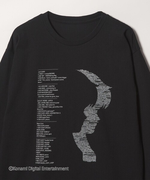 BEAUTY&YOUTH UNITED ARROWS(ビューティーアンドユースユナイテッドアローズ)の「<ときめきメモリアル for UACG>SHIORI BASIC LONG TEE/Tシャツ(Tシャツ/カットソー・レディース・ブラック/オフホワイト・S/M/L/XL)」の11枚目の写真