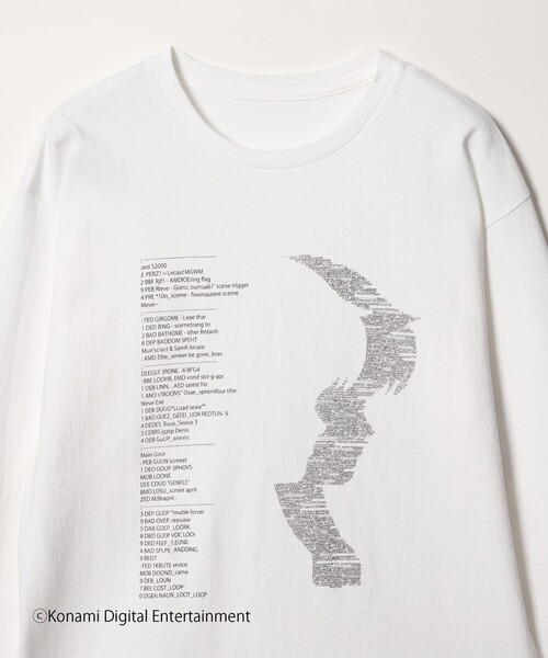 BEAUTY&YOUTH UNITED ARROWS(ビューティーアンドユースユナイテッドアローズ)の「<ときめきメモリアル for UACG>SHIORI BASIC LONG TEE/Tシャツ(Tシャツ/カットソー・レディース・ブラック/オフホワイト・S/M/L/XL)」の7枚目の写真