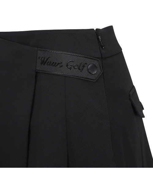 WAAC(ワック)の「WOMEN プリーツラップショートパンツ(その他パンツ・レディース・ホワイト/ブラック・27)」の8枚目の写真