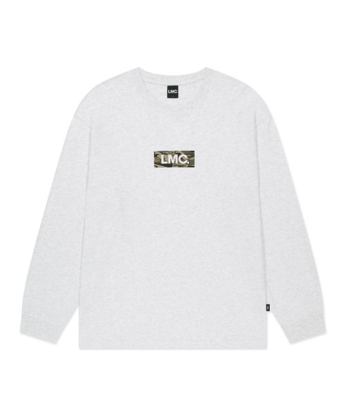 LMCの「OG BOX LOGO LONG SLV TEE light heather gray(Tシャツ/カットソー・レディース・その他・LARGE/X-LARGE/SMALL/MEDIUM)」の1枚目の写真