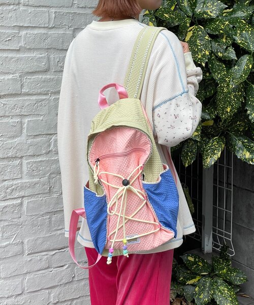 HELLO.SANFRANCISCO(ハローサンフランシスコ)の「【HELLO.SANFRANCISCO/ハローサンフランシスコ】カラフルリップバッグパック(バックパック/リュック・レディース・パープル/ピンク・ONE SIZE)」の17枚目の写真