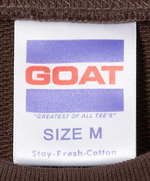 GOAT(ゴート)の「【WEB限定】<GOAT>ボックス クルーネック スウェット 15.5オンス(スウェット・メンズ・ライトグレー/ダークブラウン/ダークグレー・L/M/S/XL)」の17枚目の写真
