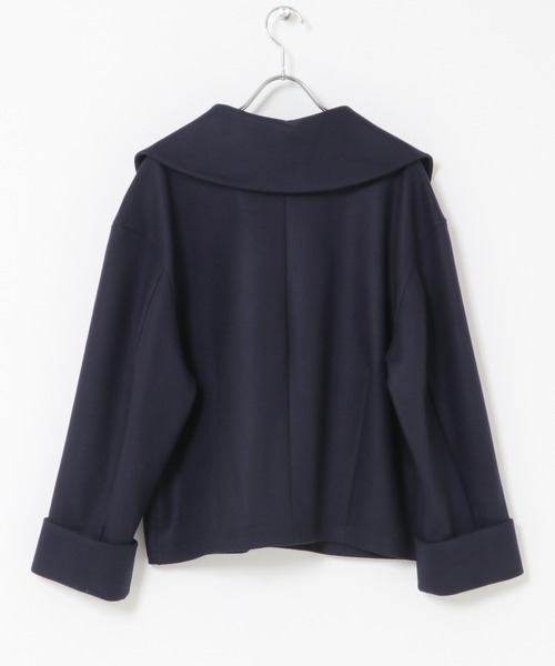 URBAN RESEARCH ROSSO WOMEN(アーバンリサーチ ロッソ)の「ウールジャージーZIPプルオーバー(その他トップス・レディース・ネイビー/モカ・FREE)」の20枚目の写真