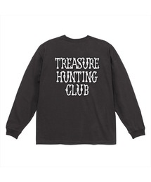 NOBOUND(ノーバウンド) 長袖Tシャツ ボーンロゴ バックプリント ビッグシルエット 5.6オンス ビッグTシャツ メンズ レディース ユニセックス ストリート