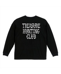 NOBOUND（ノーバウンド） 長袖Tシャツ ボーンロゴ バックプリント ビッグシルエット 5.6オンス ビッグTシャツ メンズ レディース ユニセックス ストリート