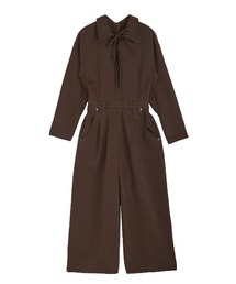 Ameri（アメリ）の「LACE UP DENIM ROMPERS（つなぎ/オールインワン）」