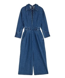 セール】MEDI GRUNGE DENIM WIDE ROMPERS（つなぎ/オールインワン