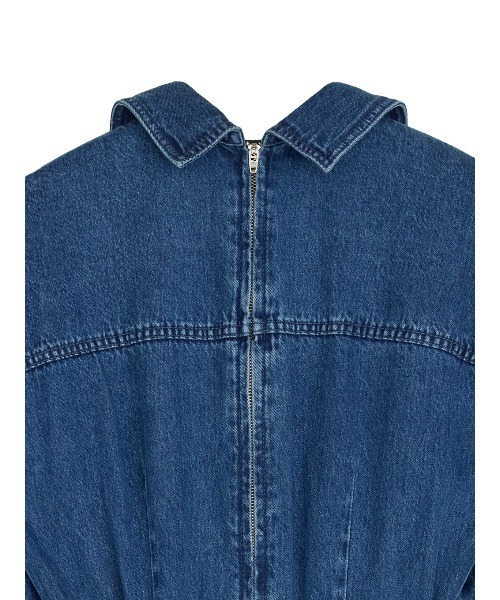 Ameri(アメリ)の「LACE UP DENIM ROMPERS(つなぎ/オールインワン・レディース・ブルー/ブラウン・SMALL/X-SMALL)」の8枚目の写真