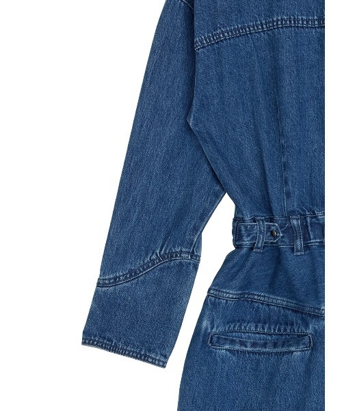 Ameri(アメリ)の「LACE UP DENIM ROMPERS(つなぎ/オールインワン・レディース・ブルー/ブラウン・SMALL/X-SMALL)」の10枚目の写真