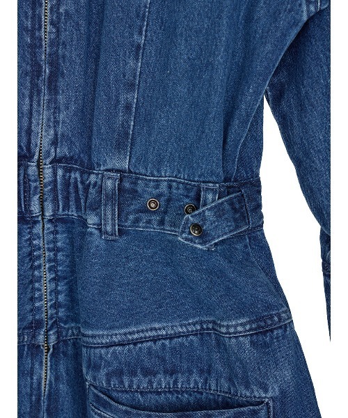 Ameri(アメリ)の「LACE UP DENIM ROMPERS(つなぎ/オールインワン・レディース・ブルー/ブラウン・SMALL/X-SMALL)」の11枚目の写真