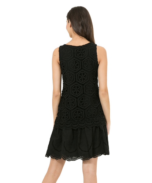 Desigual(デシグアル)の「「Desigual/デシグアル」ラクロワレースドレスワンピース(ワンピース・レディース・ホワイト/ブラック・42/40/36/38/46)」の16枚目の写真