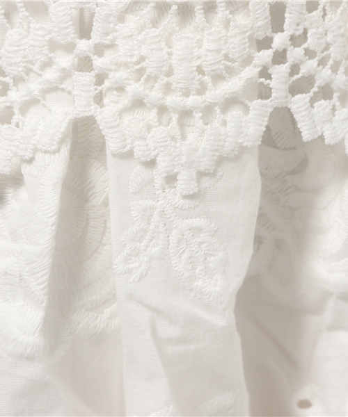 Desigual(デシグアル)の「「Desigual/デシグアル」ラクロワレースドレスワンピース(ワンピース・レディース・ホワイト/ブラック・42/40/36/38/46)」の11枚目の写真