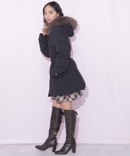 JILL by JILL STUART(ジルバイジルスチュアート)の「ウエストマークダウン(ダウンジャケット/コート・レディース・グレー系その他2/ブラック系その他/ブラック・SMALL/MEDIUM)」の12枚目の写真