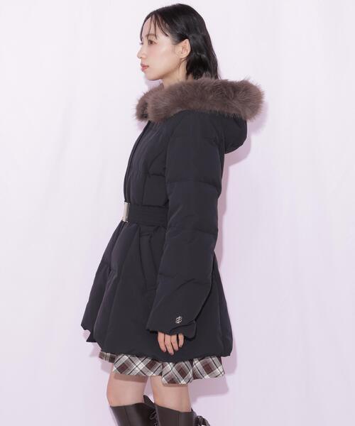 JILL by JILL STUART(ジルバイジルスチュアート)の「ウエストマークダウン(ダウンジャケット/コート・レディース・グレー系その他2/ブラック系その他/ブラック・SMALL/MEDIUM)」の13枚目の写真