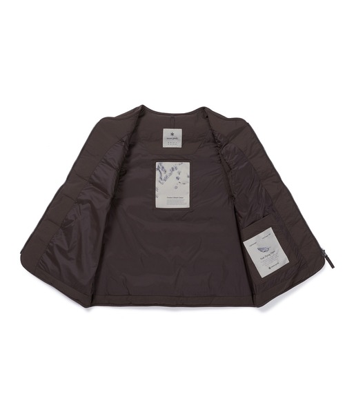 Snow Peak(スノーピーク)の「Snow Peak / LAND WOMEN'S LIGHT DOWN VEST ランドライトダウンベスト ウィメンズ 海外限定(ベスト・レディース・ブラウン/アイボリー/ブラック/ライトベージュ・S/M/L)」の16枚目の写真