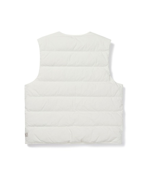 Snow Peak(スノーピーク)の「Snow Peak / LAND WOMEN'S LIGHT DOWN VEST ランドライトダウンベスト ウィメンズ 海外限定(ベスト・レディース・ブラウン/アイボリー/ブラック/ライトベージュ・S/M/L)」の10枚目の写真