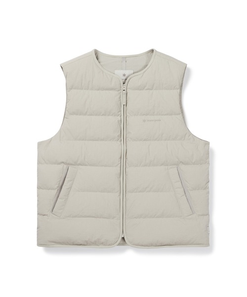 Snow Peak(スノーピーク)の「Snow Peak / LAND WOMEN'S LIGHT DOWN VEST ランドライトダウンベスト ウィメンズ 海外限定(ベスト・レディース・ブラウン/アイボリー/ブラック/ライトベージュ・S/M/L)」の13枚目の写真