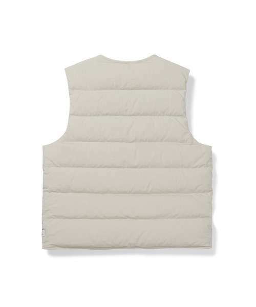 Snow Peak(スノーピーク)の「Snow Peak / LAND WOMEN'S LIGHT DOWN VEST ランドライトダウンベスト ウィメンズ 海外限定(ベスト・レディース・ブラウン/アイボリー/ブラック/ライトベージュ・S/M/L)」の14枚目の写真