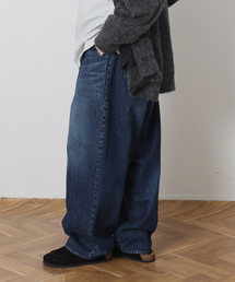13OZデニム タックラウンドパンツ