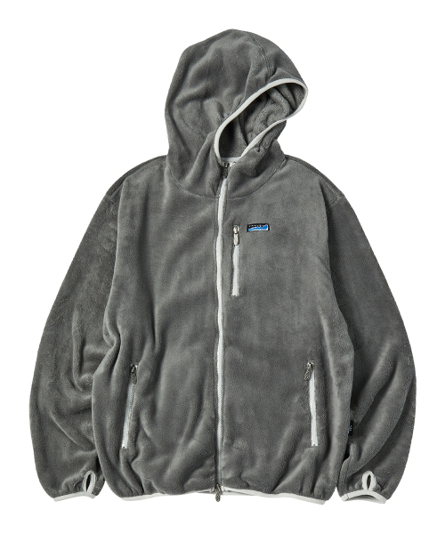 TRAVEL(トラベル)の「POLAR ボアジャケット フード付きジップアップ グレー(その他アウター・レディース・その他・SMALL/MEDIUM/LARGE)」の5枚目の写真