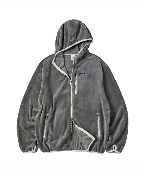 TRAVEL(トラベル)の「POLAR ボアジャケット フード付きジップアップ グレー(その他アウター・レディース・その他・SMALL/MEDIUM/LARGE)」の8枚目の写真