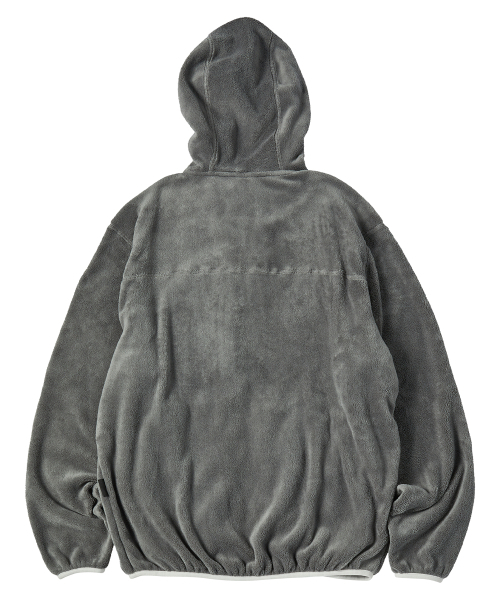 TRAVEL(トラベル)の「POLAR ボアジャケット フード付きジップアップ グレー(その他アウター・レディース・その他・SMALL/MEDIUM/LARGE)」の9枚目の写真