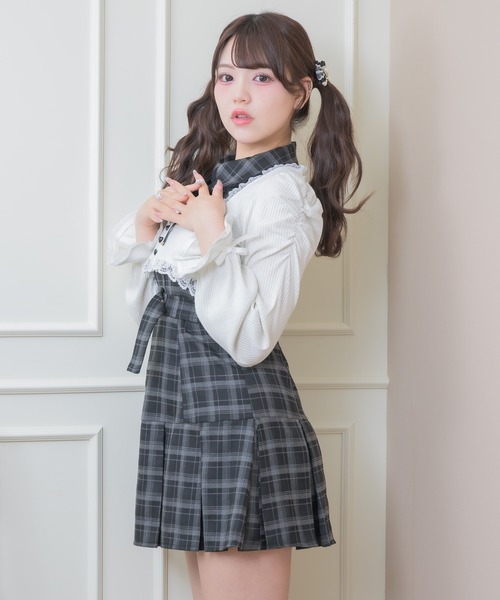ROJITA（ロジータ）の「リボンボレロセットワンピース（ワンピース・レディース・グレー/ブラック/ピンク・FREE）」の19枚目の写真