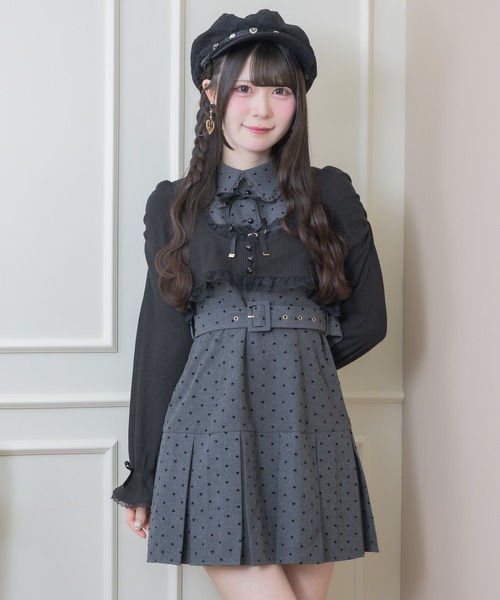 ROJITA（ロジータ）の「リボンボレロセットワンピース（ワンピース・レディース・グレー/ブラック/ピンク・FREE）」の7枚目の写真