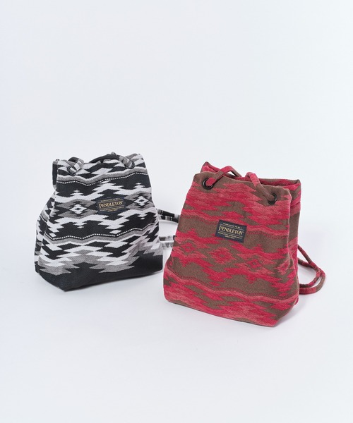 PENDLETON(ペンドルトン)の「【 PENDLETON / ペンドルトン 】GOBELINS BUCKET BAG / ゴブランバケットバッグ(ショルダーバッグ・レディース・ブラック/ブラウン・FREE)」の10枚目の写真