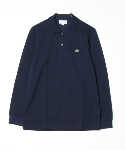 SHIPS（シップス）の「LACOSTE:L/S POLO（Tシャツ/カットソー・メンズ・ブラウン/ネイビー/ブラック・3/4/5）」の3枚目の写真