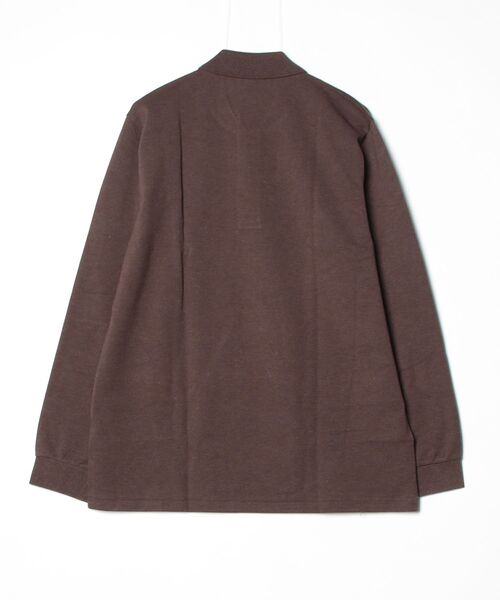 SHIPS（シップス）の「LACOSTE:L/S POLO（Tシャツ/カットソー・メンズ・ブラウン/ネイビー/ブラック・3/4/5）」の4枚目の写真
