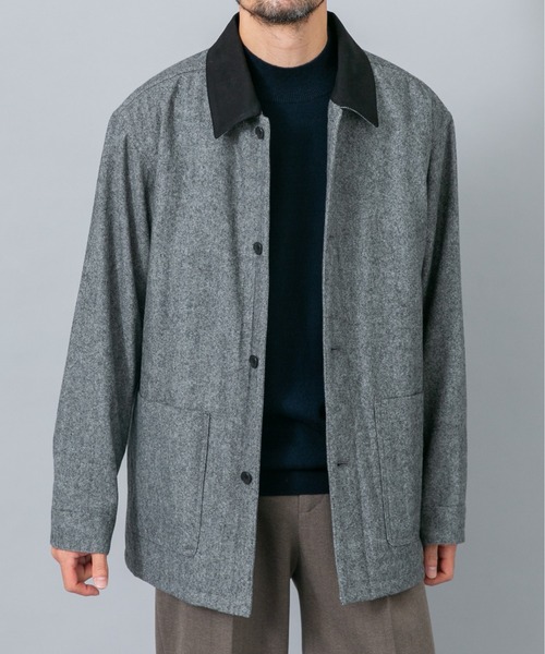 URBAN RESEARCH ROSSO MEN(アーバンリサーチロッソメン)の「『イージーケア』コットンカシミヤモックネックニット(ニット/セーター・メンズ・グレー/ブラック/アイボリー/ベージュ系その他/マスタード/ネイビー・LARGE/MEDIUM)」の15枚目の写真