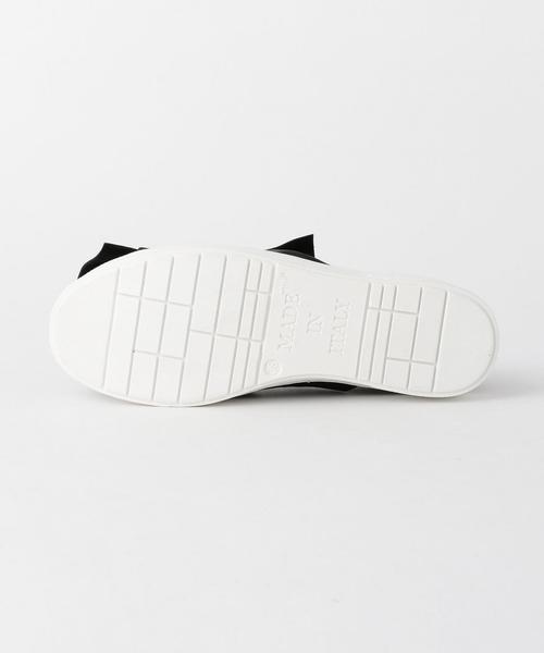 Design Manifattura（デザイン マニファトゥーラ）の「Design Manifatturaリボンスリッポン/DESIGN/M RBN SLP30（スリッポン・レディース・ブラック/ホワイト・36/37/38）」の5枚目の写真