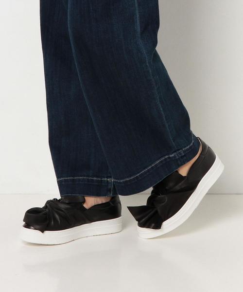 Design Manifattura（デザイン マニファトゥーラ）の「Design Manifatturaリボンスリッポン/DESIGN/M RBN SLP30（スリッポン・レディース・ブラック/ホワイト・36/37/38）」の9枚目の写真