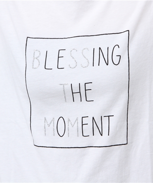 NATURAL BEAUTY BASIC（ナチュラルビューティーベーシック）の「ロゴプリントTシャツ（Tシャツ/カットソー・レディース・ネイビー/グレー/ホワイト・MEDIUM）」の9枚目の写真