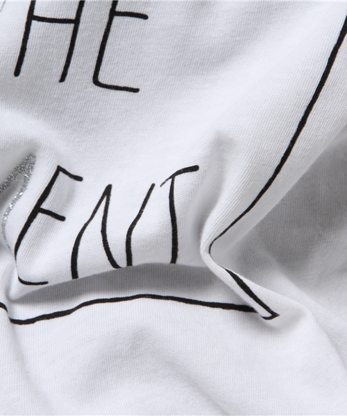 NATURAL BEAUTY BASIC（ナチュラルビューティーベーシック）の「ロゴプリントTシャツ（Tシャツ/カットソー・レディース・ネイビー/グレー/ホワイト・MEDIUM）」の11枚目の写真