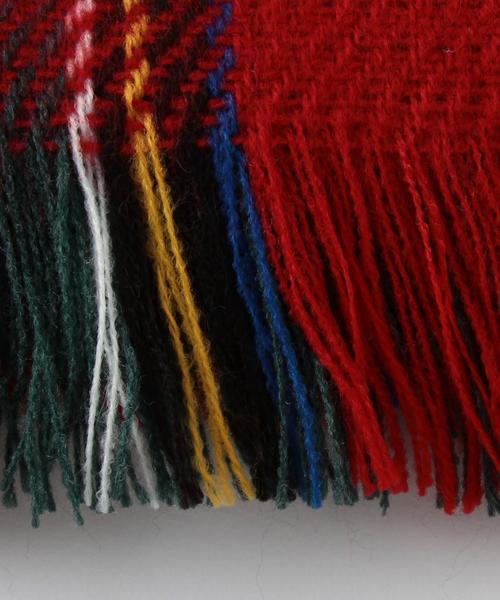 Another Edition(アナザーエディション)の「チェック柄リバーシブルストール/AEBC CHK REV STL◆(マフラー・レディース・ブラック/レッド・FREE)」の5枚目の写真