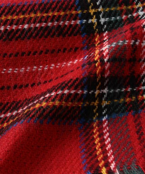 Another Edition(アナザーエディション)の「チェック柄リバーシブルストール/AEBC CHK REV STL◆(マフラー・レディース・ブラック/レッド・FREE)」の6枚目の写真