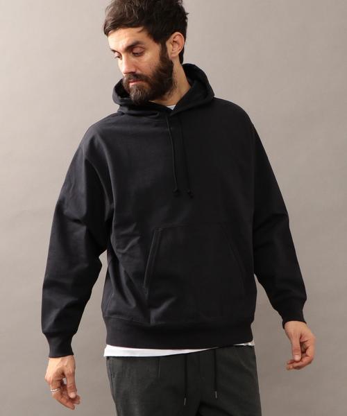 BEAUTY&YOUTH UNITED ARROWS（ビューティーアンドユースユナイテッドアローズ）の「BY ∴ ライトスウェット ビッグ パーカー ◆（パーカー・メンズ・ホワイト/ブラック/ライム/レッド・LARGE/MEDIUM/SMALL/X-LARGE）」の17枚目の写真