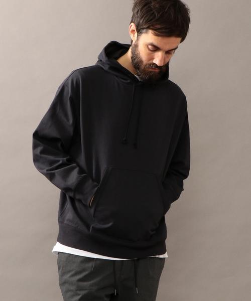 BEAUTY&YOUTH UNITED ARROWS（ビューティーアンドユースユナイテッドアローズ）の「BY ∴ ライトスウェット ビッグ パーカー ◆（パーカー・メンズ・ホワイト/ブラック/ライム/レッド・LARGE/MEDIUM/SMALL/X-LARGE）」の18枚目の写真