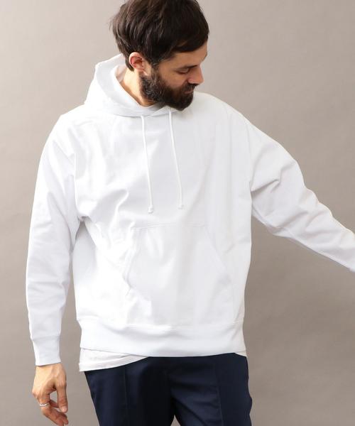 BEAUTY&YOUTH UNITED ARROWS（ビューティーアンドユースユナイテッドアローズ）の「BY ∴ ライトスウェット ビッグ パーカー ◆（パーカー・メンズ・ホワイト/ブラック/ライム/レッド・LARGE/MEDIUM/SMALL/X-LARGE）」の21枚目の写真