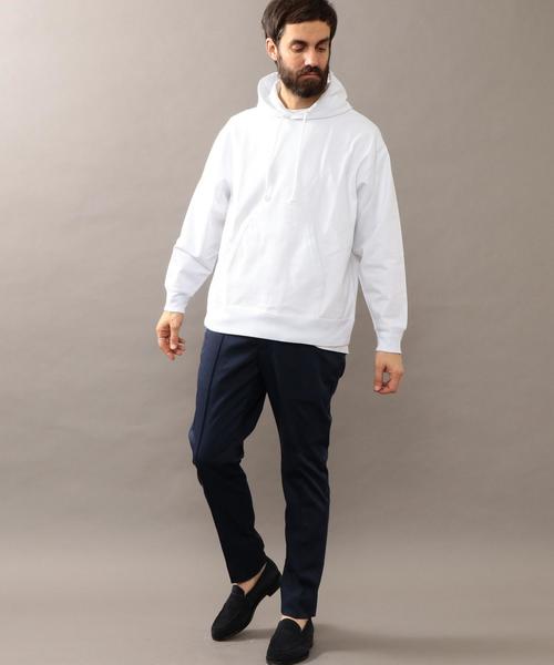 BEAUTY&YOUTH UNITED ARROWS（ビューティーアンドユースユナイテッドアローズ）の「BY ∴ ライトスウェット ビッグ パーカー ◆（パーカー・メンズ・ホワイト/ブラック/ライム/レッド・LARGE/MEDIUM/SMALL/X-LARGE）」の11枚目の写真