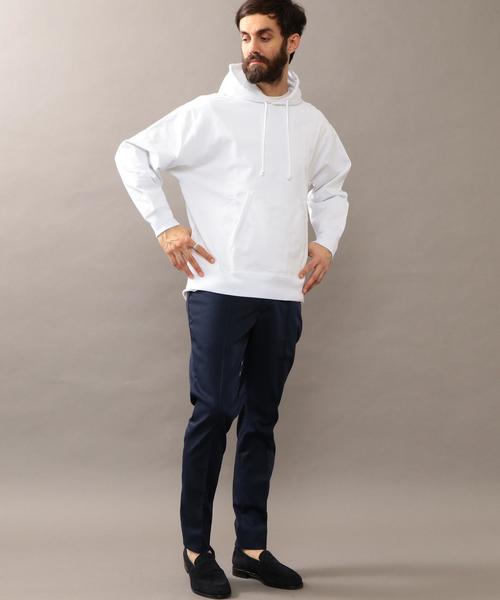 BEAUTY&YOUTH UNITED ARROWS（ビューティーアンドユースユナイテッドアローズ）の「BY ∴ ライトスウェット ビッグ パーカー ◆（パーカー・メンズ・ホワイト/ブラック/ライム/レッド・LARGE/MEDIUM/SMALL/X-LARGE）」の12枚目の写真