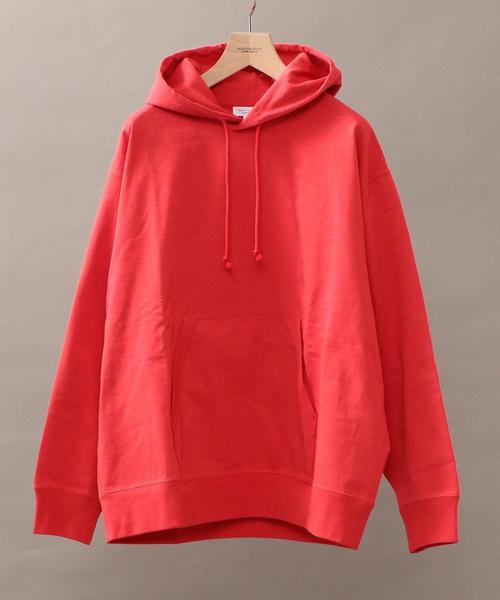 BEAUTY&YOUTH UNITED ARROWS（ビューティーアンドユースユナイテッドアローズ）の「BY ∴ ライトスウェット ビッグ パーカー ◆（パーカー・メンズ・ホワイト/ブラック/ライム/レッド・LARGE/MEDIUM/SMALL/X-LARGE）」の13枚目の写真