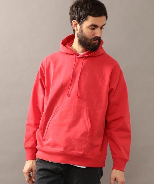 BEAUTY&YOUTH UNITED ARROWS（ビューティーアンドユースユナイテッドアローズ）の「BY ∴ ライトスウェット ビッグ パーカー ◆（パーカー・メンズ・ホワイト/ブラック/ライム/レッド・LARGE/MEDIUM/SMALL/X-LARGE）」の14枚目の写真