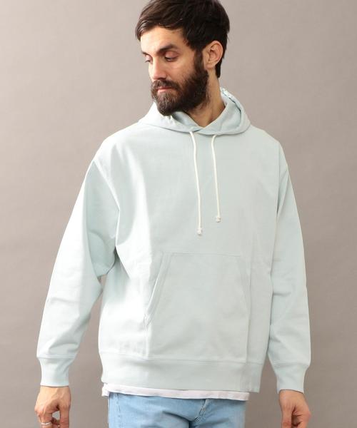 BEAUTY&YOUTH UNITED ARROWS（ビューティーアンドユースユナイテッドアローズ）の「BY ∴ ライトスウェット ビッグ パーカー ◆（パーカー・メンズ・ホワイト/ブラック/ライム/レッド・LARGE/MEDIUM/SMALL/X-LARGE）」の6枚目の写真