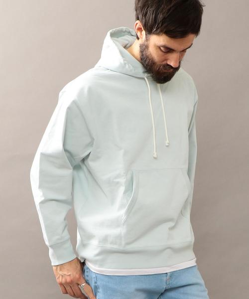 BEAUTY&YOUTH UNITED ARROWS（ビューティーアンドユースユナイテッドアローズ）の「BY ∴ ライトスウェット ビッグ パーカー ◆（パーカー・メンズ・ホワイト/ブラック/ライム/レッド・LARGE/MEDIUM/SMALL/X-LARGE）」の7枚目の写真